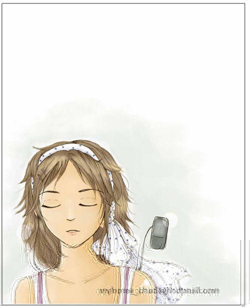 ลองลงสีในคอมเป็นครั้งแรก ...ไม่ค่อยเนียนเท่าไร
