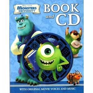 MONSTERS UNIVERSITY BOOK & CD