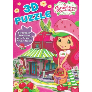 3D PUZZLE BOOK: Strawberry Shortcake