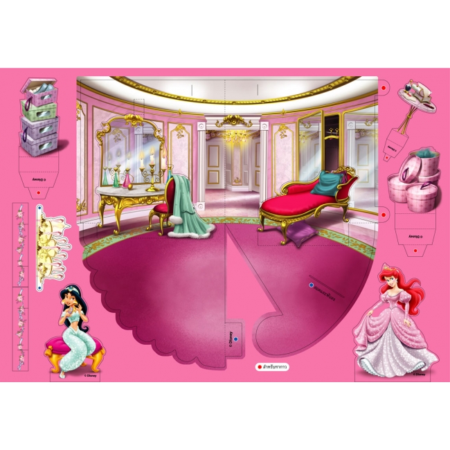 Disney Princess มาประดิษฐ์ฉาก 3 มิติแสนสวยของเจ้าหญิงกันเถอะ