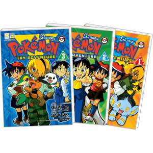 PACK SET! Pokemon TRY ADVENTURE 1-3 (จบ)