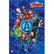 AVENGERS - FIGHT + จิ๊กซอว์ สีเทียน และสติ๊กเกอร์