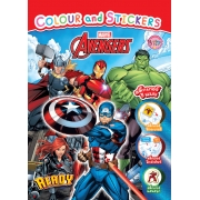 AVENGERS - READY หนังสือระบายสีและสติ๊กเกอร์