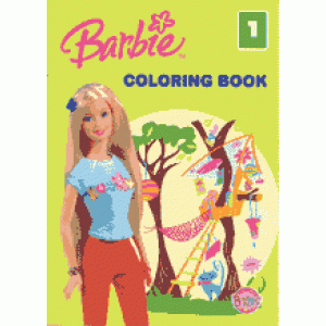 Barbie: สมุดระบายสี COLORING BOOK 1