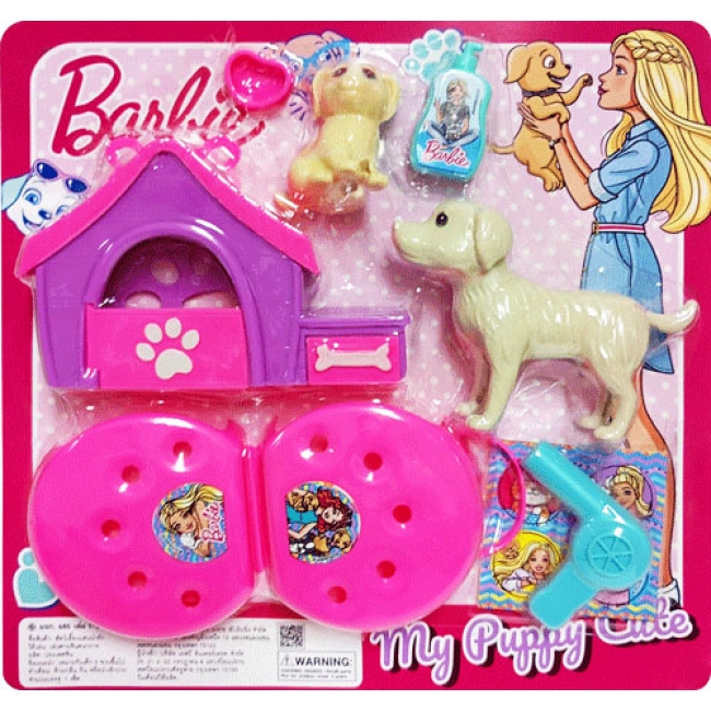 Barbie สนุกกับเกมและภาพระบายสีแสนสวย PURRFECT PALS + ชุดสัตว์เลี้ยงสุดน่ารัก