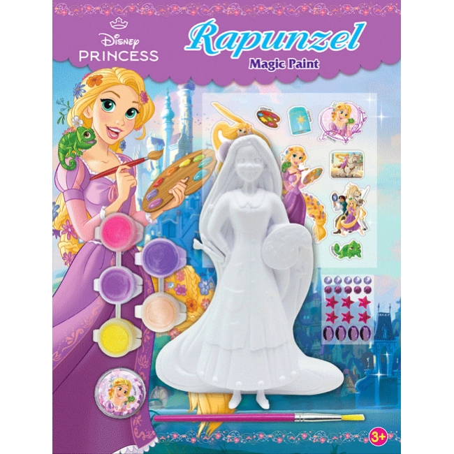 Disney Princess สมุดระบายสี Cheerful Princess + Rapunzel Magic Paint Set