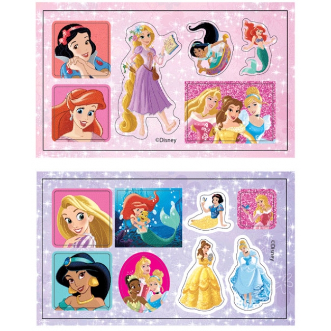 Disney Princes Color Twist - Cutie & Bright  + ดินสอสีหมุนได้ สติ๊กเกอร์คริสตัล และสติ๊กเกอร์
