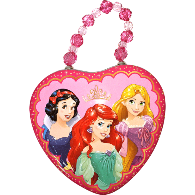 กิฟต์เซ็ต Disney Princess + กล่องเหล็กรูปหัวใจ