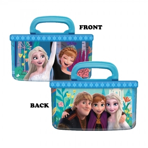 Frozen Tin Bag (สีฟ้า) พร้อมบิสกิตกลิ่นนม