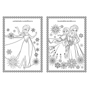 FROZEN สมุดระบายสี My Friend, My Sister + Elsa & Anna Magic Paint Set