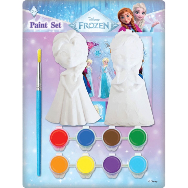 FROZEN สมุดระบายสี My Friend, My Sister + Elsa & Anna Magic Paint Set
