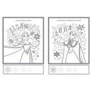 FROZEN สมุดระบายสี Together is Better + เครื่องประดับพร้อมโทรศัพท์โฟรเซ่น