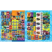 HOT WHEELS สนุกกับระบายสีและสติ๊กเกอร์ 100 ดวง
