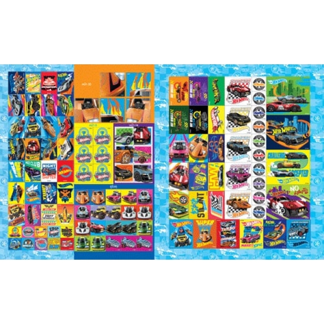 HOT WHEELS สนุกกับระบายสีและสติ๊กเกอร์ 100 ดวง