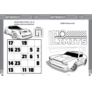 Hot Wheels สมุดภาพระบายสีและกิจกรรมเสริมทักษะ FULL THROTTLE + รถแข่ง