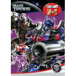 TRANSFORMERS Games 5 in 1 Board Game Book