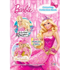 Barbie Colouring Collection Book ระบายสีรวมเจ้าหญิง (A Fashion Fairytale & Princess Charm School  & Three Musketeers)
