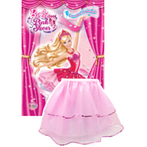 Barbie in the Pink Shoes บาร์บี้ มหัศจรรย์รองเท้าสีชมพู ระบายสีและเกมแสนสนุก + กระโปรงบัลเล่ต์
