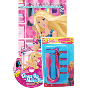 Barbie Dress Up and Make Up มาแต่งหน้าและแต่งตัวให้บาร์บี้กันเถอะ + CD + ผมปลอม