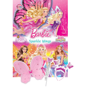 Barbie Sparkle Wings + ปีกนางฟ้า คทา และที่คาดผม