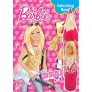 Barbie My Dream My Way + กล่องดินสอและดินสอสีไม้