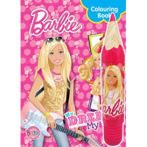 Barbie My Dream My Way + กล่องดินสอและดินสอสีไม้