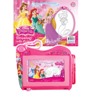 Disney Princess มาฝึกวาดภาพกับเจ้าหญิงดิสนีย์กันเถอะ! Drawing with Princess + กระดานเขียนลบได้