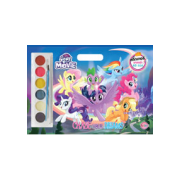 My Little Pony THE MOVIE GIANT BOOK CHASE YOUR DREAMS + สีน้ำ + สติ๊กเกอร์