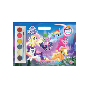 FS40_My Little Pony THE MOVIE GIANT BOOK CHASE YOUR DREAMS + สีน้ำ + สติ๊กเกอร์