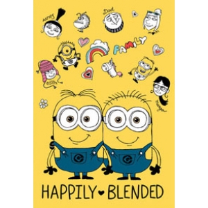 เครื่องเขียน: สมุดปกอ่อนมินเนี่ยน minions - HAPPILY BLENDED