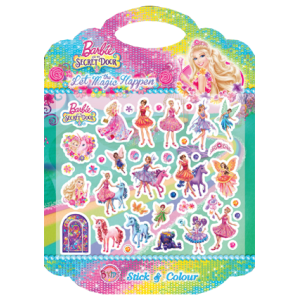 Barbie And The Secret Door: Let the Magic Happen Stick & Colour + สติ๊กเกอร์ 3 D