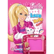 Barbie Love Cute Sweet  ระบายสี สดใส หวานแหวว สไตล์บาร์บี้ + กระดานเขียน