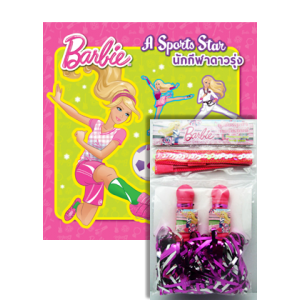 Barbie A Sports Star นักกีฬาดาวรุ่ง (นิทาน) + พู่เชียร์