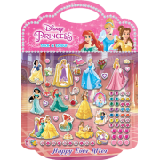 Disney Princess Happy Ever After Stick & Colour + สติ๊กเกอร์ 3D