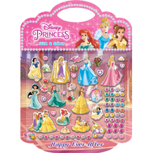 Disney Princess Happy Ever After Stick & Colour + สติ๊กเกอร์ 3D