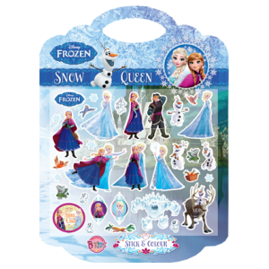 FROZEN Snow Queen Stick & Colour + สติ๊กเกอร์ 3D