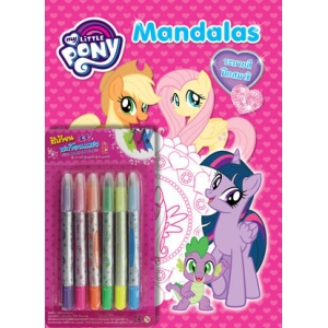My Little Pony  Mandalas ระบายสีฝึกสมาธิ + สีเทียนเจล