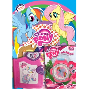 My Little Pony จับผิดภาพสุดหรรษา + สติ๊กเกอร์ + สายรัดข้อมือ + กล่องบันทึกความฝัน