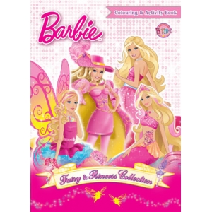 Barbie Fairy & Princess Collection Colouring & Activity Book