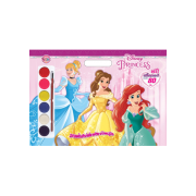 DISNEY PRINCESS GIANT BOOK มนต์เสน่ห์แห่งเจ้าหญิง + สีน้ำ + สติ๊กเกอร์