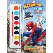 SPIDER-MAN พลังอันยิ่งใหญ่ของสไปเดอร์แมน ระบายสีตามตัวเลข + สีน้ำและสติ๊กเกอร์