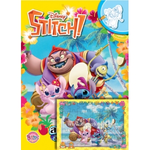 Stitch สติทช์กับผองเพื่อน ลากเส้นต่อจุด + จิ๊กซอว์