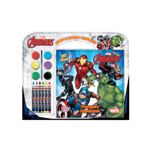 AVENGERS COLOR & ACTIVITY CARRY SET Avengers Assemble + สีน้ำและสีไม้