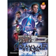 AVENGERS ENDGAME อเวนเจอร์ส เผด็จศึก Characters Book + สติ๊กเกอร์ + แฟ้มกระดุม