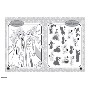 FROZEN II A Dance of Autumn สมุดภาพระบายสีและสติ๊กเกอร์