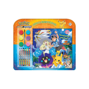 Pokemon SUN&MOON COLOR & ACTIVITY CARRY SET โปเกมอนตะลุยเขตอโลลา + สีน้ำและสีไม้