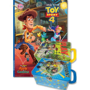 TOY STORY 4 The Story of the Movie in Comics + Tin Box (คละลาย)