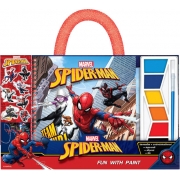 SPIDER-MAN FUN WITH PAINT + สีน้ำ