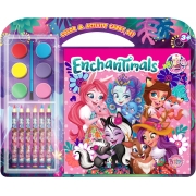 Enchantimals COLOR & ACTIVITY CARRY SET + สีน้ำและสีไม้