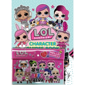 L.O.L. SURPRISE! CHARACTER GUIDE BOOK + แฟ้มกลิตเตอร์